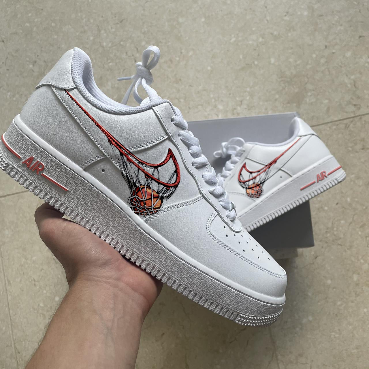 We use licensed products from Nike and its authorized retailers.