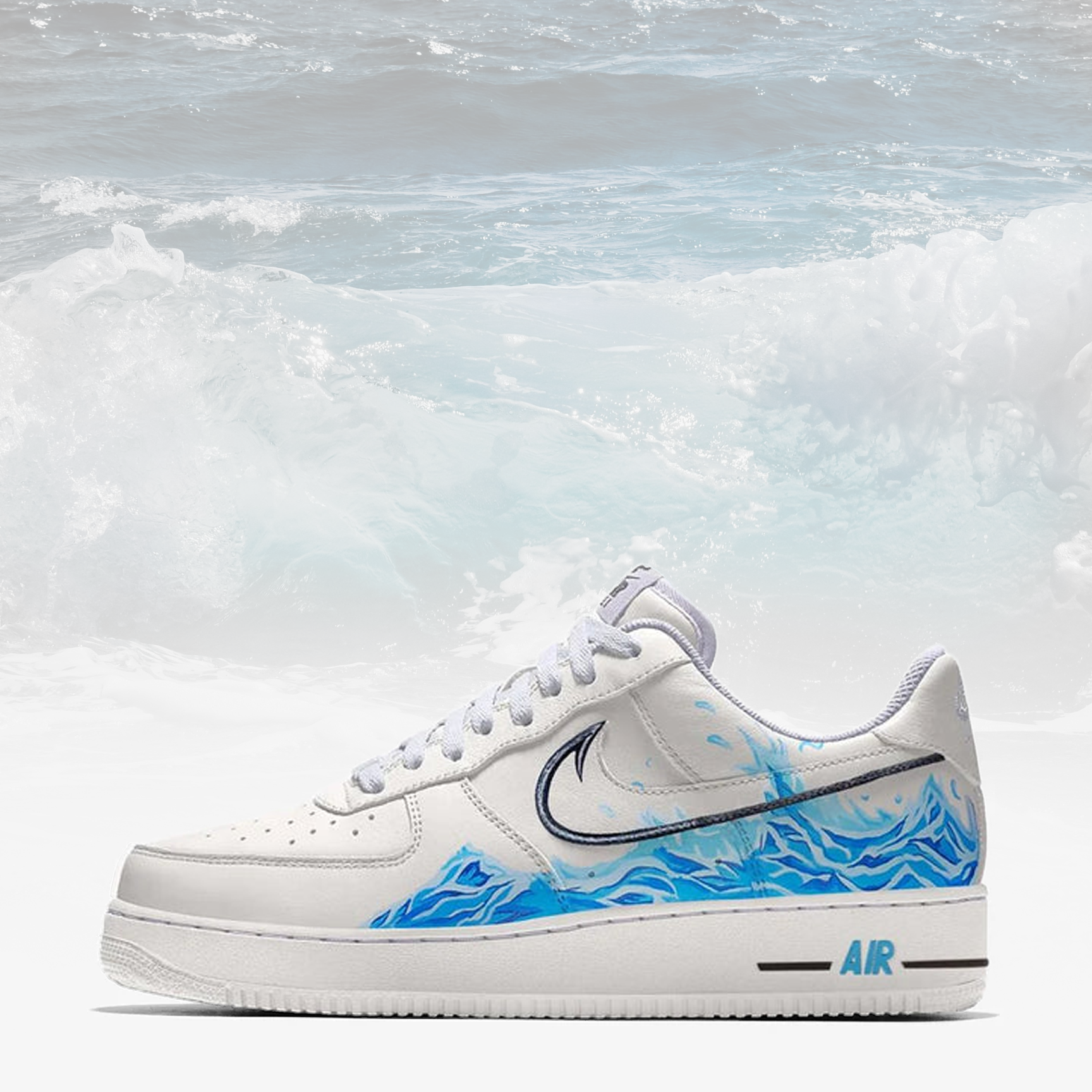 Wave and Hook Sneaker